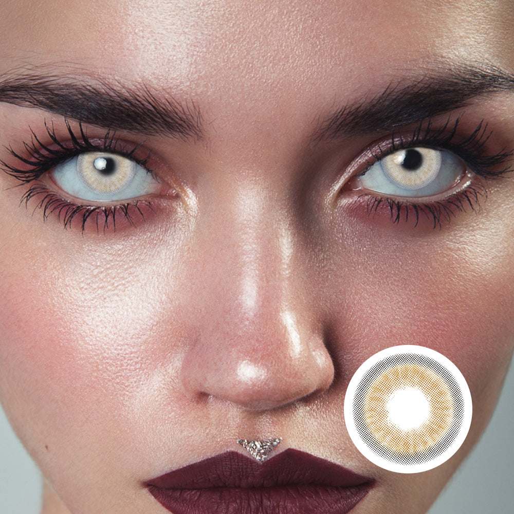 Green Peach Brown | Moxielens Earth Glow Colored Contacts