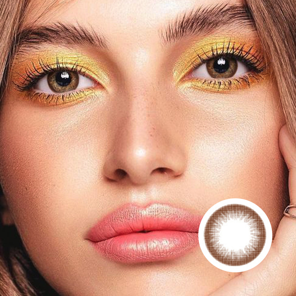Super-Sized Su Yan Qiao | Moxielens Earth Glow Colored Contacts