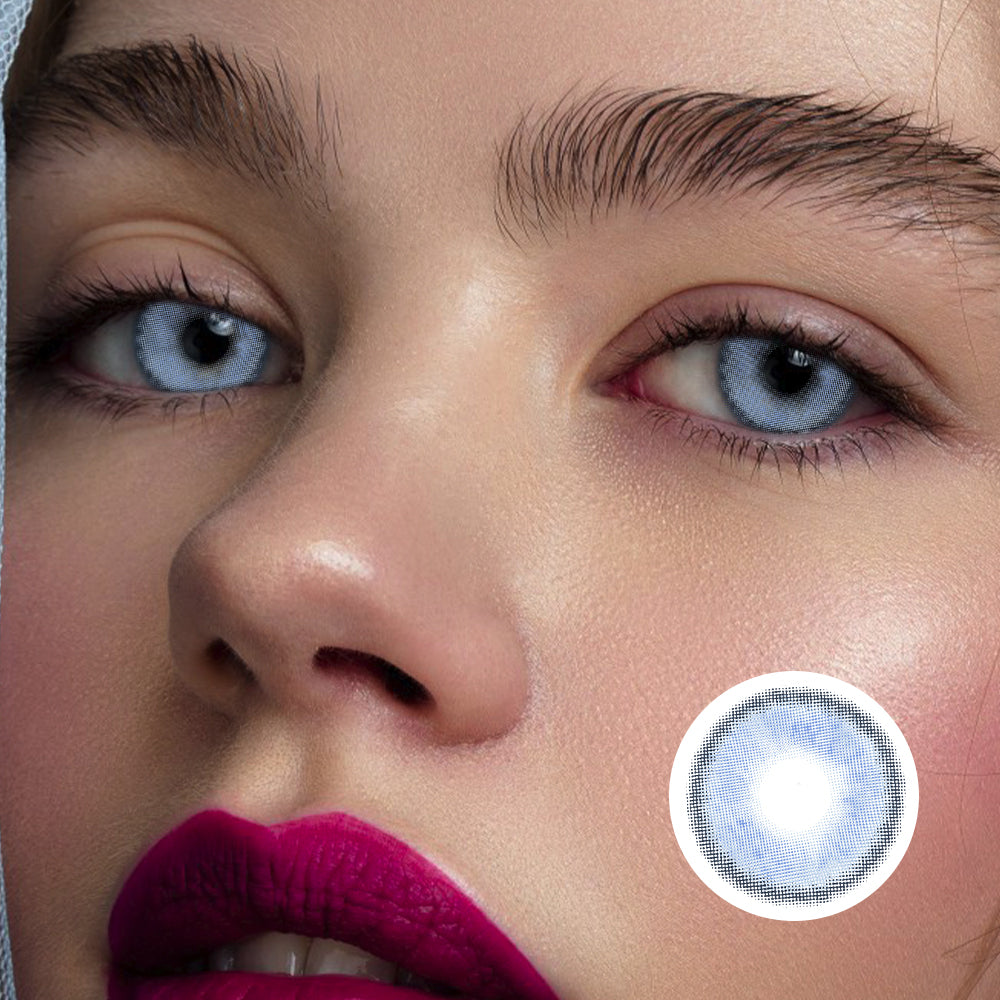 Empty Mountain Base Blue | Moxielens Ocean Mist Colored Contacts