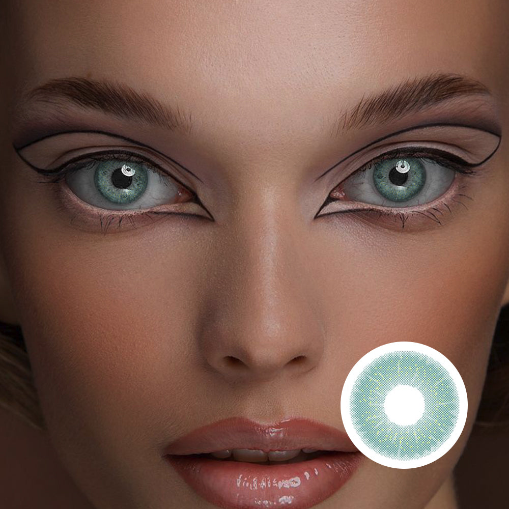Starlight Green | Moxielens Botanical Haze Colored Contacts