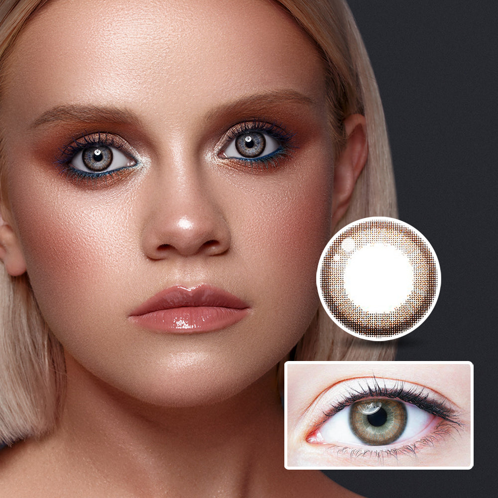 Gemstone Chocolate | Moxielens Earth Glow Colored Contacts