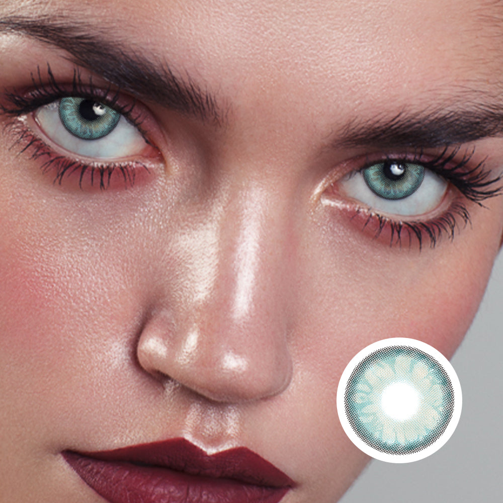 Gemstone Gray Green | Moxielens Botanical Haze Colored Contacts