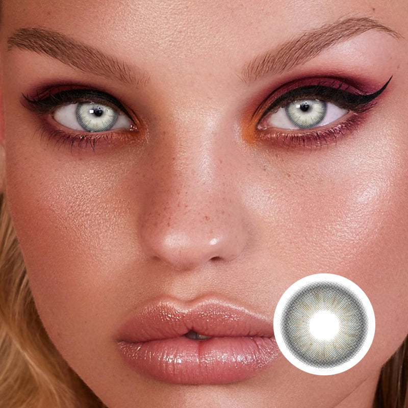 Dark Grid Secret-Grey | Moxielens Moonlight Colored Contacts