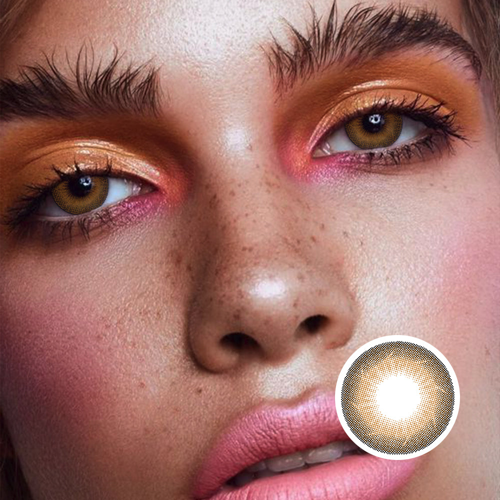 Sini Brown | Moxielens Earth Glow Colored Contacts