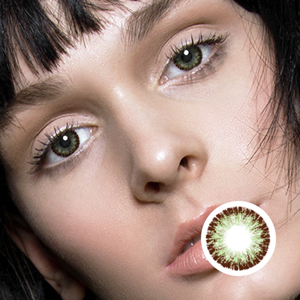 Super Luminous Green | Moxielens Botanical Haze Colored Contacts