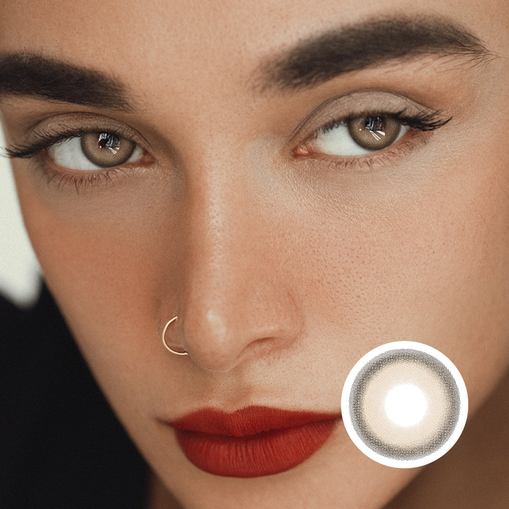Collagen Wine Brown | Moxielens Earth Glow Colored Contacts