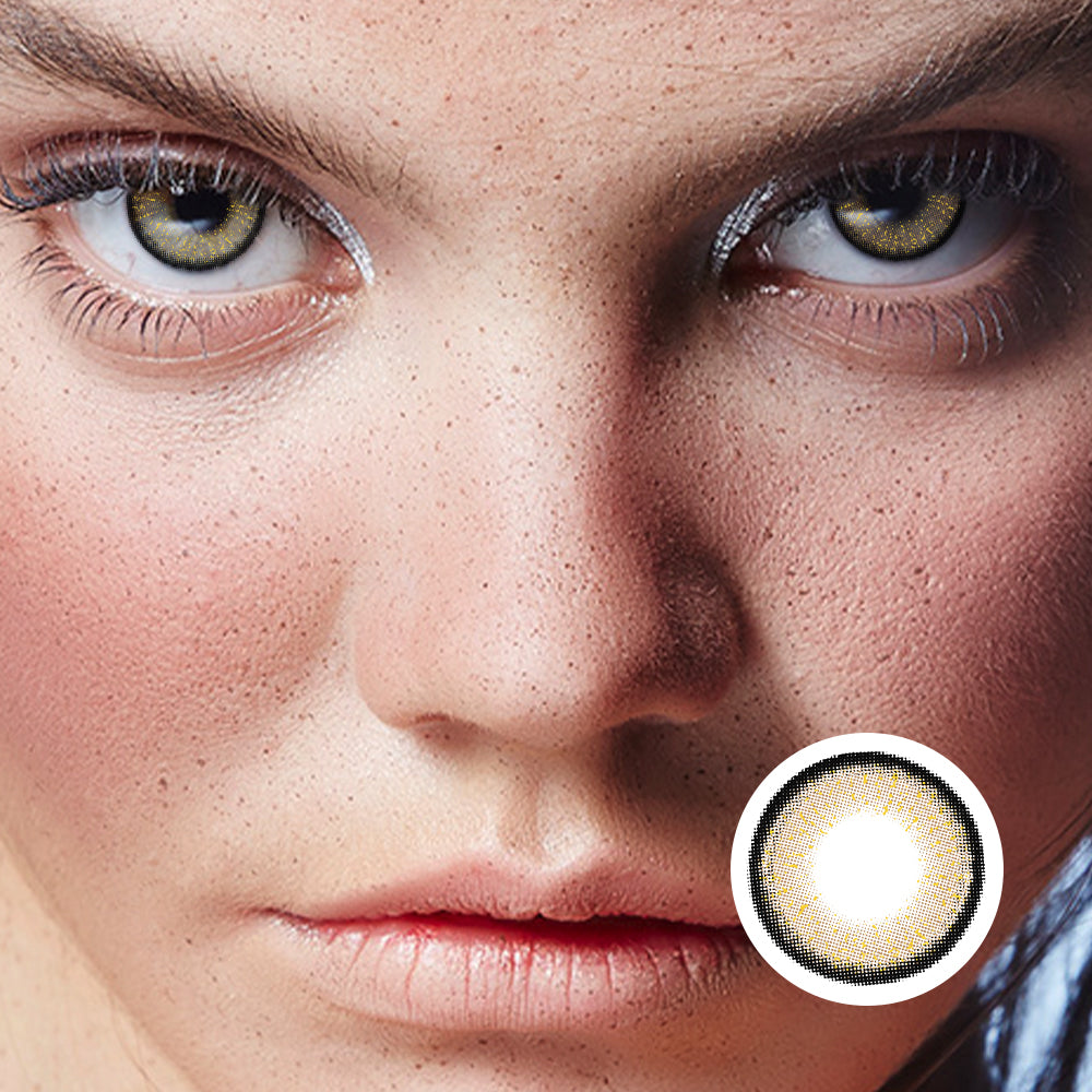 Gilt Sand Brown | Moxielens Earth Glow Colored Contacts