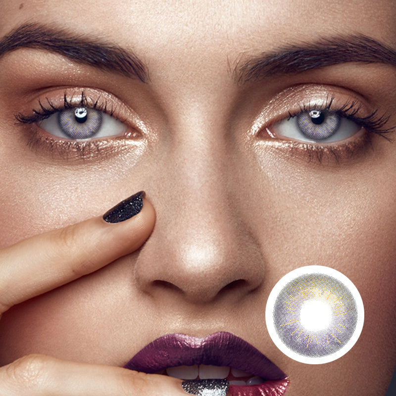 Galaxy LII FD32-Violet | Moxielens Aurora Veil Colored Contacts