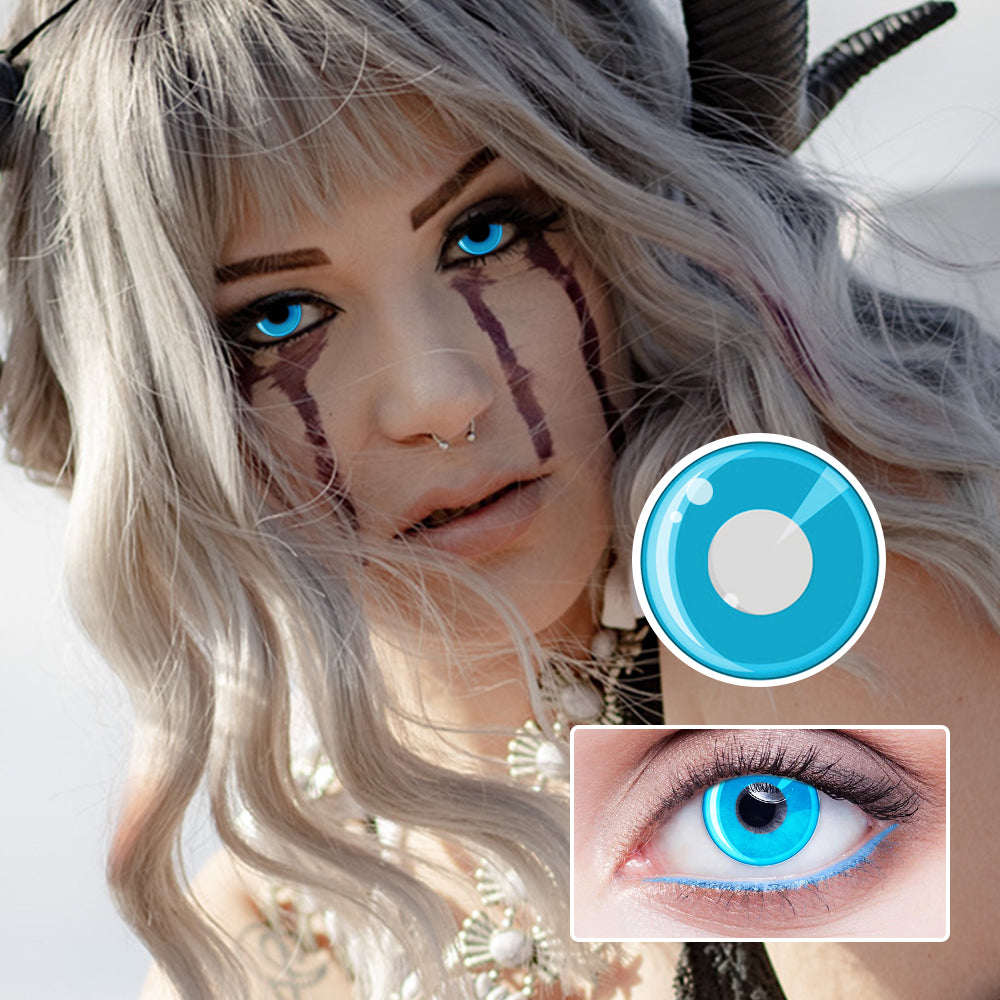 Pure Blue Flake | Moxielens Ocean Mist Colored Contacts
