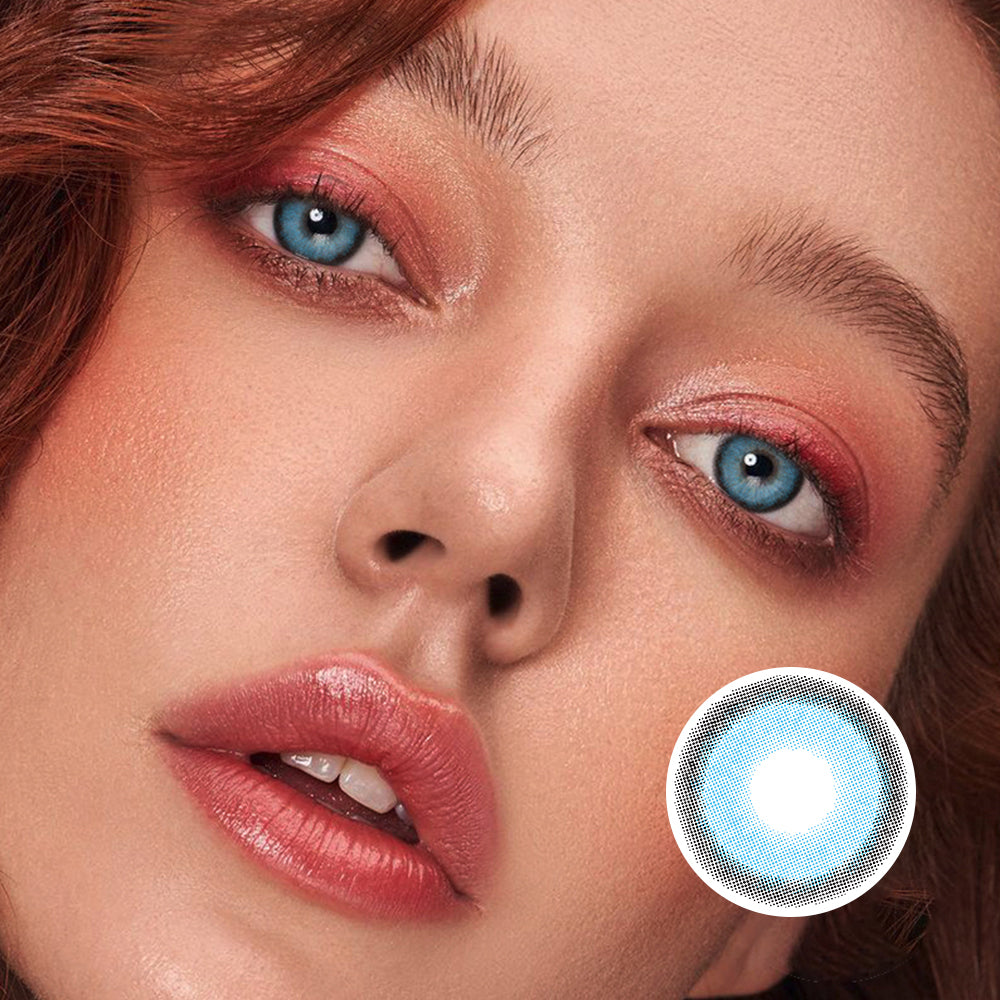 Fragrant Honey Blue | Moxielens Ocean Mist Colored Contacts