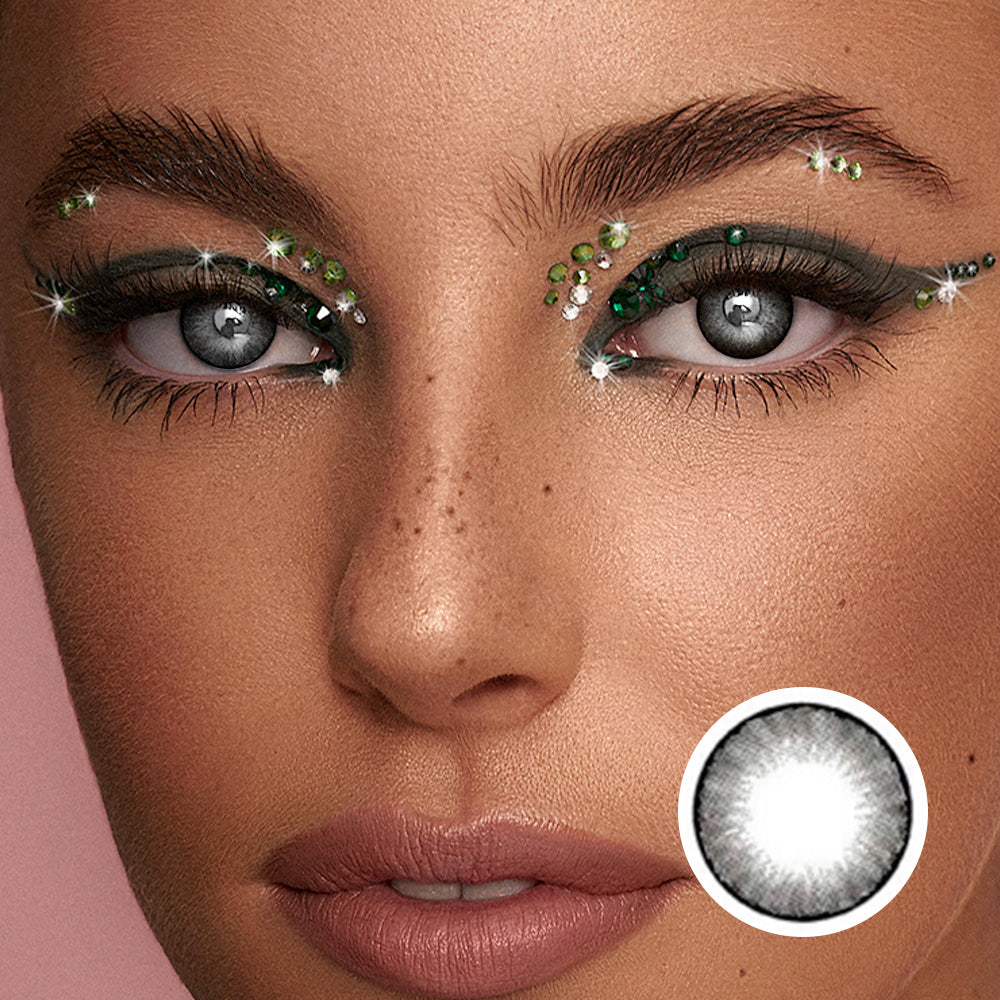 Honey Fruit Black | Moxielens Midnight Edge Colored Contacts