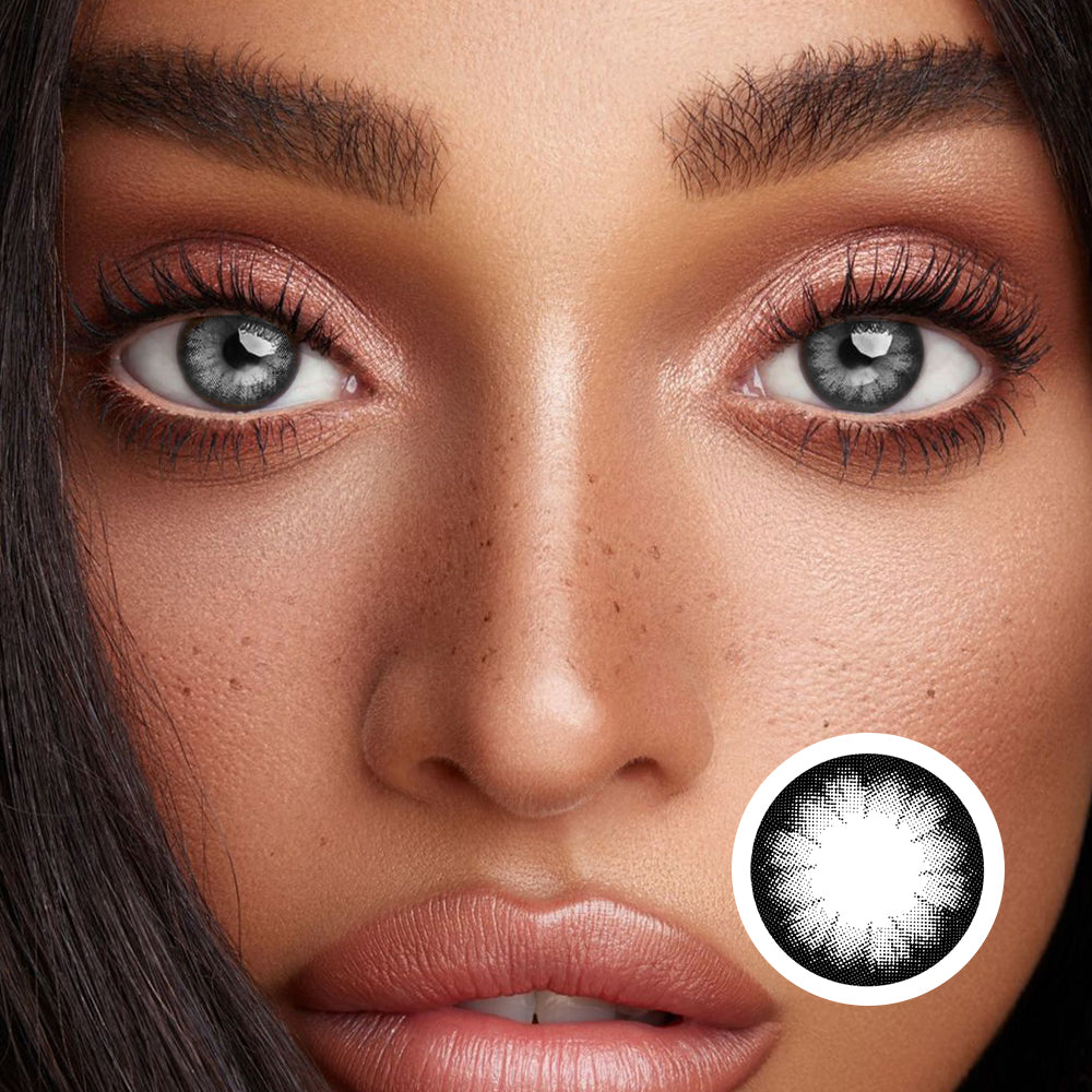 Omiyame Black | Moxielens Midnight Edge Colored Contacts