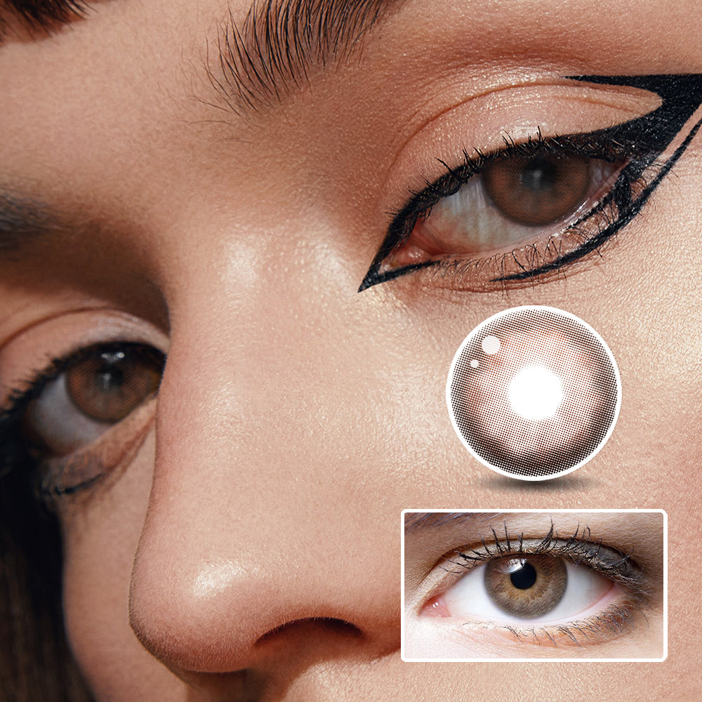Nana Rice Brown | Moxielens Earth Glow Colored Contacts