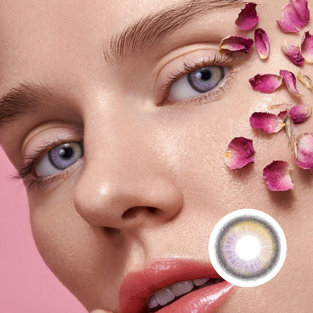 Midsummer Night-Purple | Moxielens Aurora Veil Colored Contacts