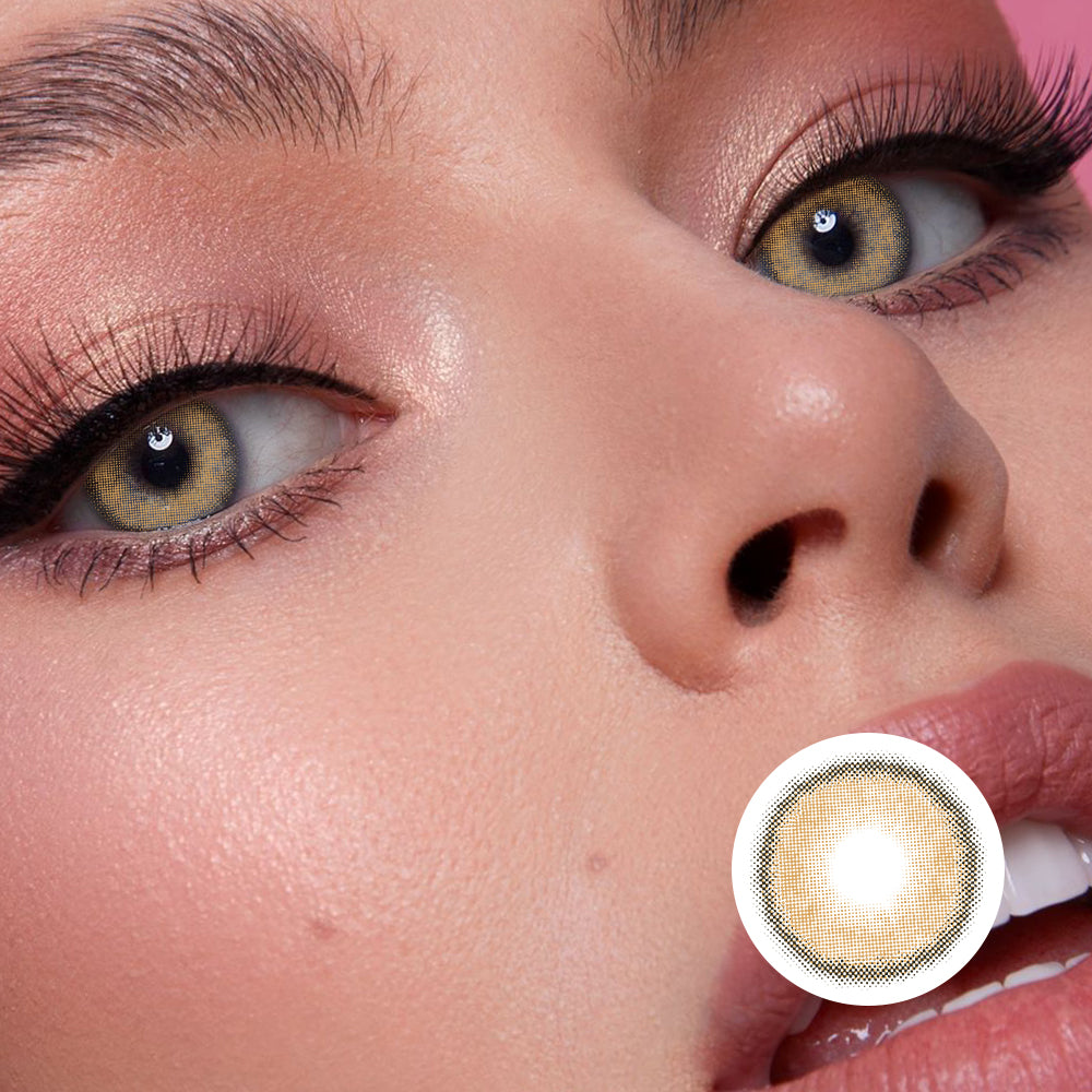 Lemurian Brown | Moxielens Earth Glow Colored Contacts