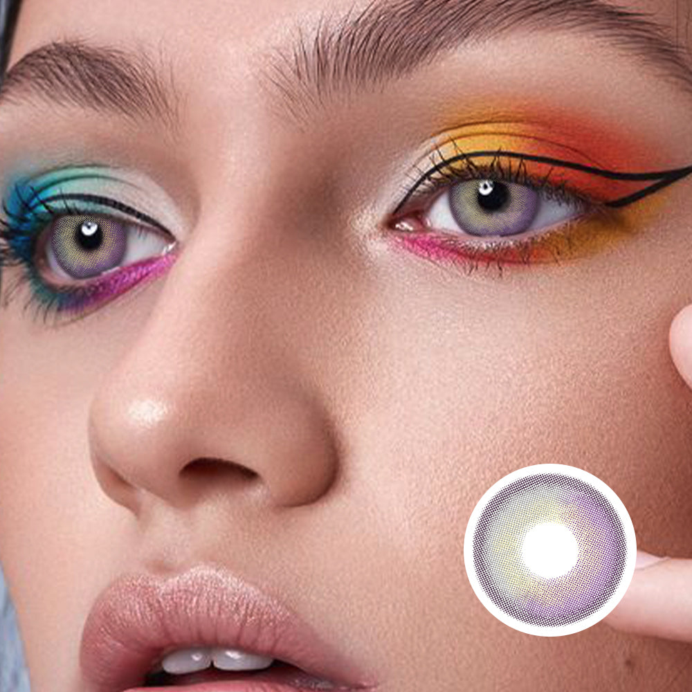 Juniper Purple | Moxielens Aurora Veil Colored Contacts