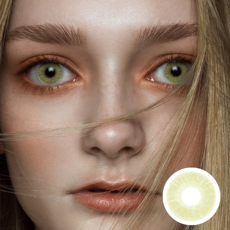 Mulberry Green | Moxielens Botanical Haze Colored Contacts