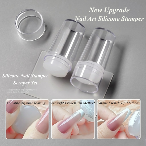 Nail Stamp 3Pcs Silicone フレンチチップ Nail｜Reaispace Stamp