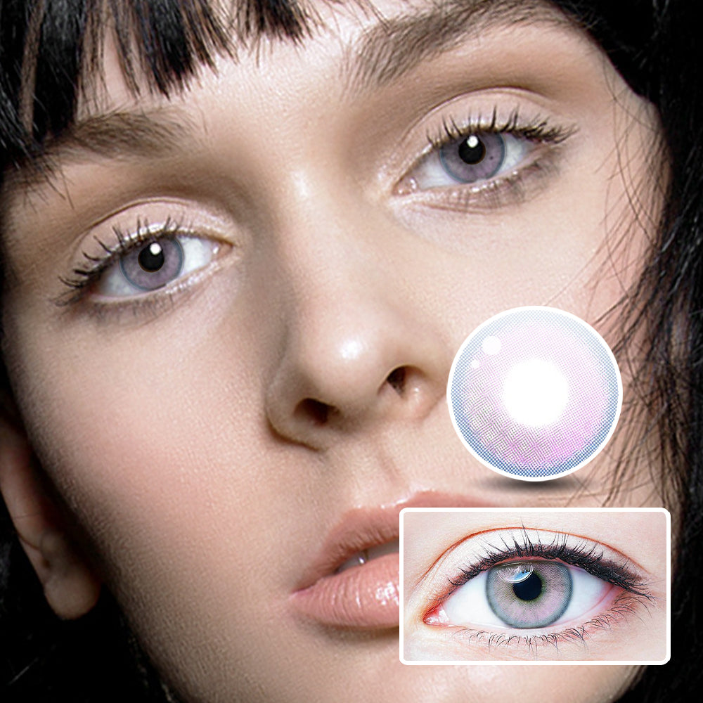 Little Bulb Purple | Moxielens Aurora Veil Colored Contacts