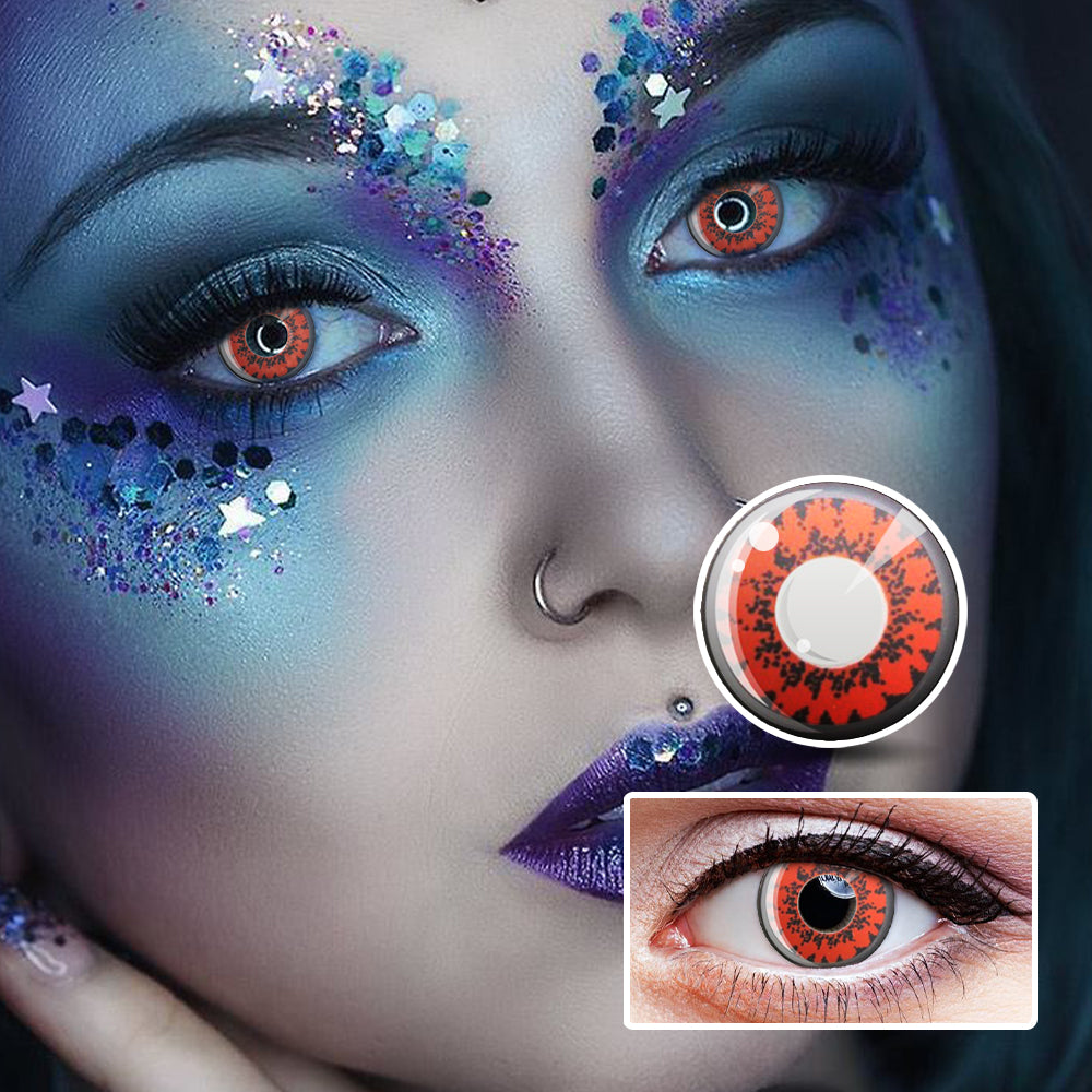 Red Poppy | Moxielens Fantasy FX Colored Contacts