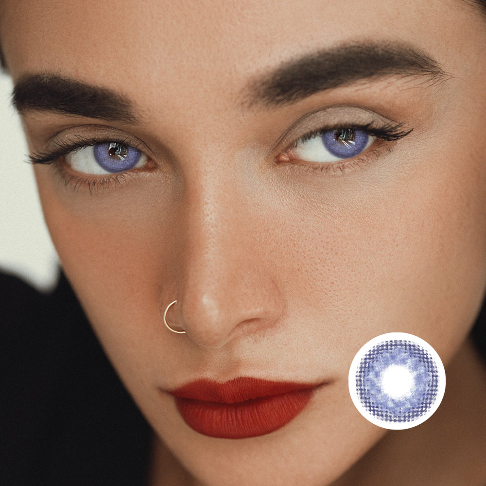 Diamond Ling Purple | Moxielens Aurora Veil Colored Contacts