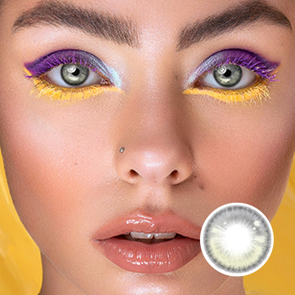 Girl With Tears In Brown | Moxielens Earth Glow Colored Contacts