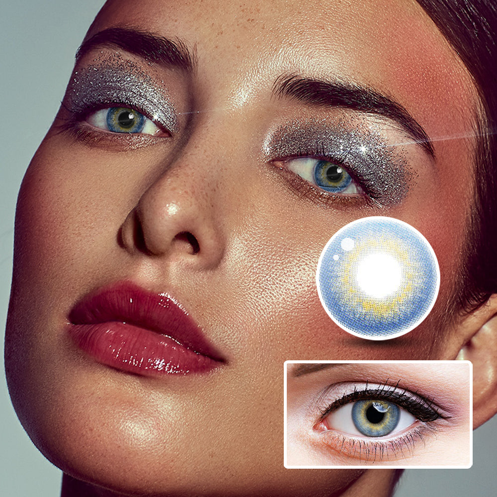 Mermaid Tears Blue | Moxielens Ocean Mist Colored Contacts