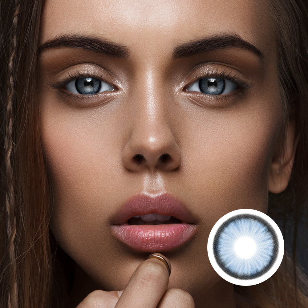 Diamond Sugar Blue | Moxielens Ocean Mist Colored Contacts