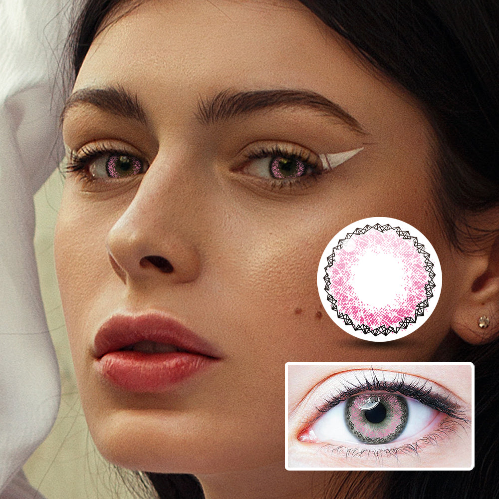 Muse Powder | Moxielens Rosy Bloom Colored Contacts