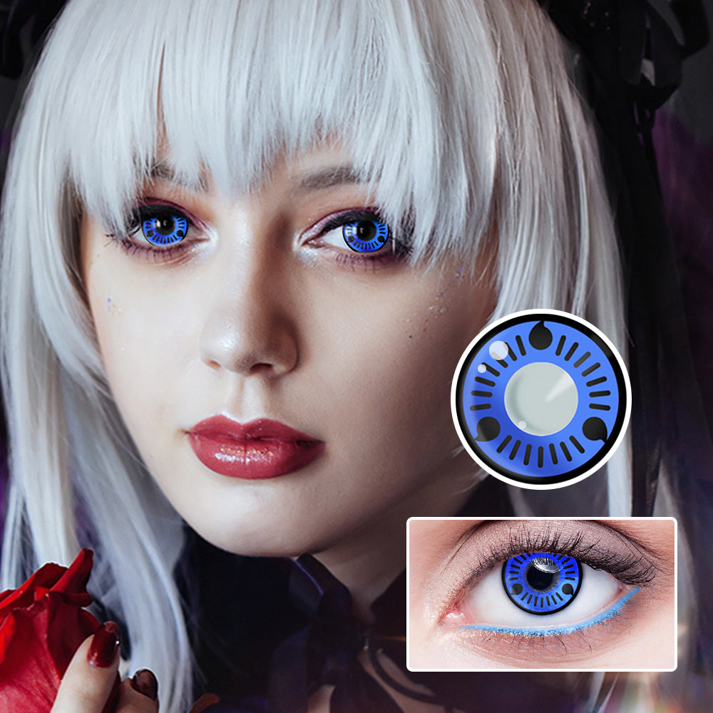 Blue Triple Hook | Moxielens Ocean Mist Colored Contacts