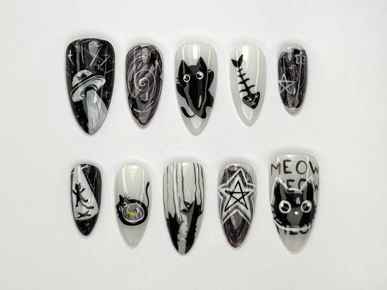 Combo かわいい ネイルチップ｜ハンドメイド Fun ネイルアート｜Mixed かわいい Designs｜Gift for Nail Lovers｜Bestseller Nail｜かわいい Collection｜JB997H