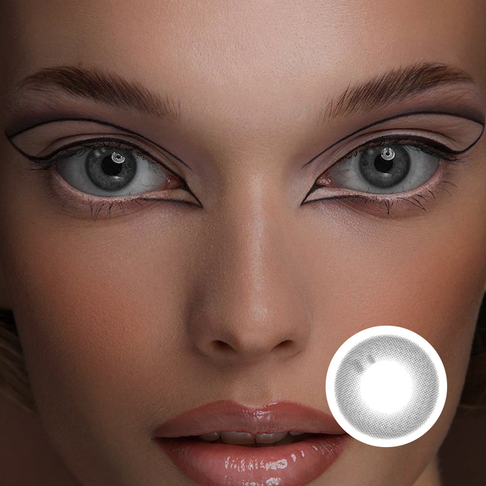 Teary Eyes/black | Moxielens Midnight Edge Colored Contacts