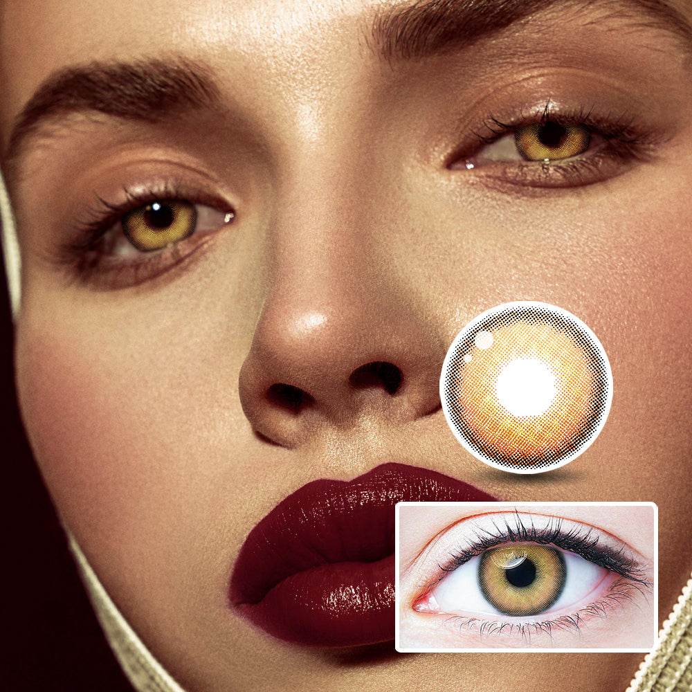 Auburn Brown | Moxielens Earth Glow Colored Contacts