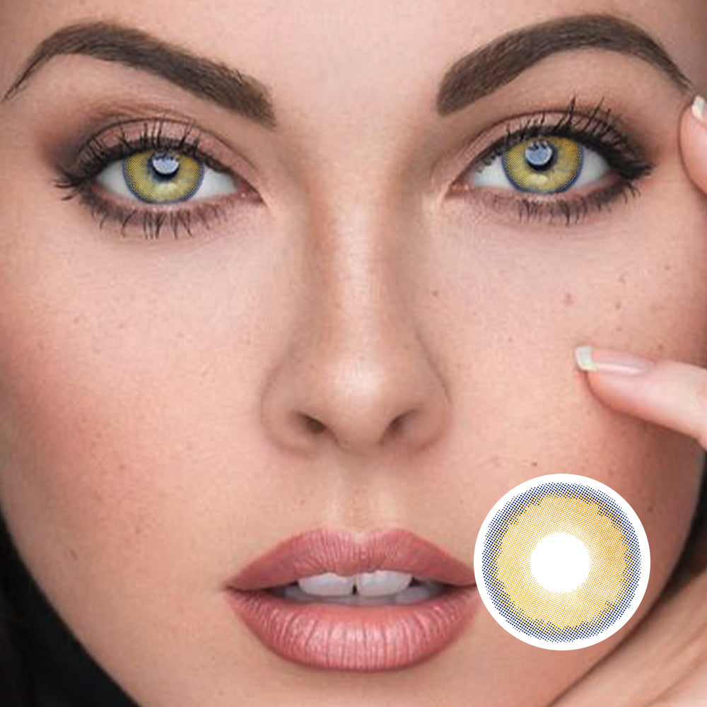 Little Green Orange | Moxielens Botanical Haze Colored Contacts
