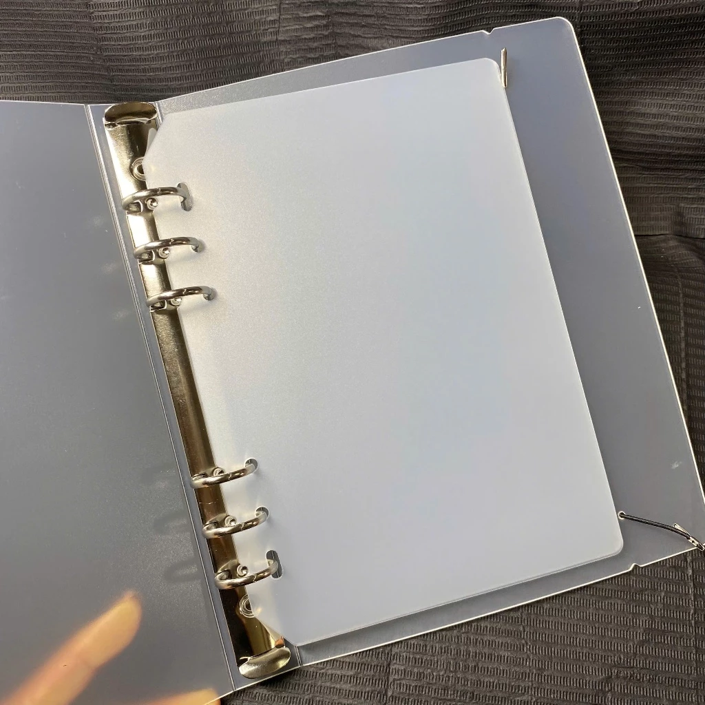 Transparent ネイルアート Binder｜ネイルチップ Storage Book｜Clear Ring Binder Album｜Professional Nail Display Organizer