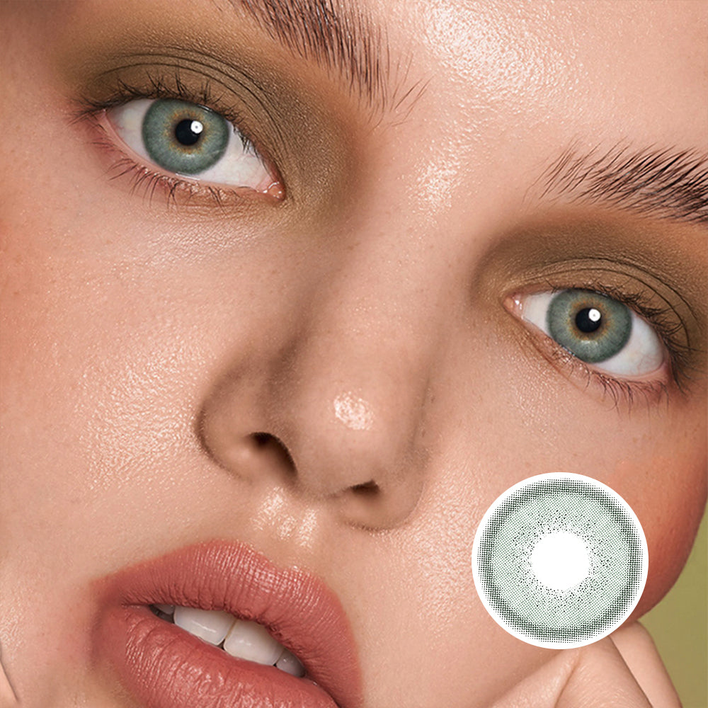 Jupiter Green | Moxielens Botanical Haze Colored Contacts