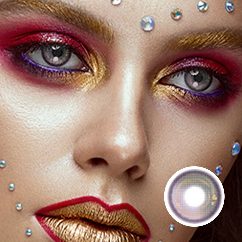Magic Black Purple | Moxielens Aurora Veil Colored Contacts