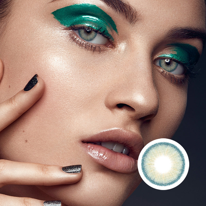 Sri Lanka Green | Moxielens Botanical Haze Colored Contacts
