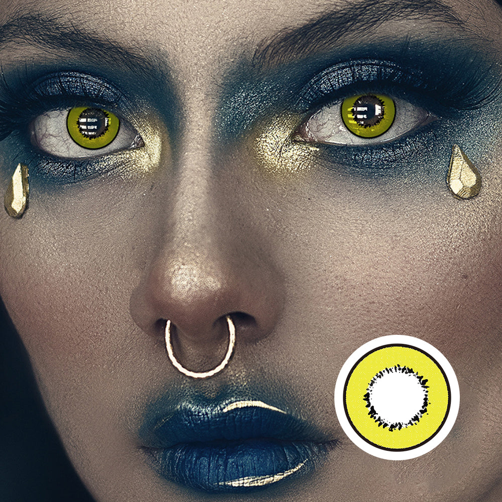 Harajuku Storm Yellow | Moxielens Fantasy FX Colored Contacts