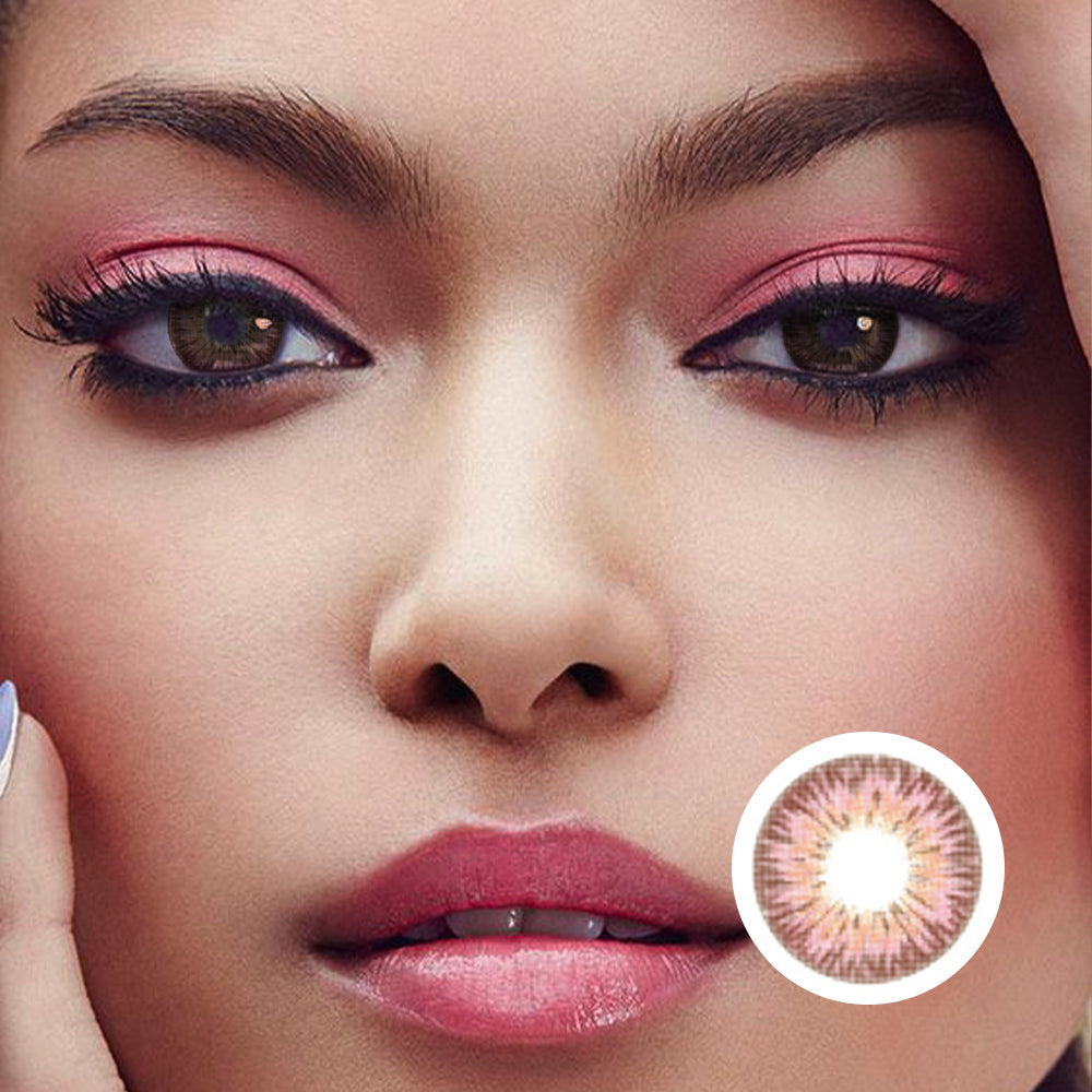 Oversized Barbie Powder | Moxielens Earth Glow Colored Contacts
