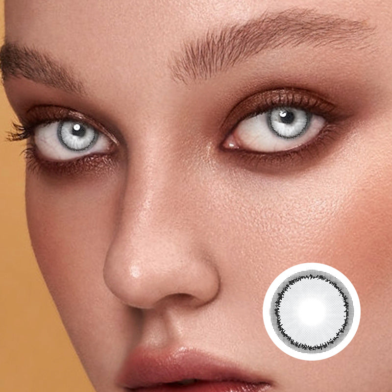 Teardrop Grey | Moxielens Moonlight Colored Contacts