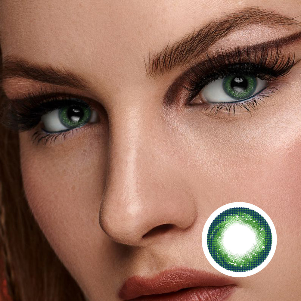 Clear Sky Green | Moxielens Botanical Haze Colored Contacts