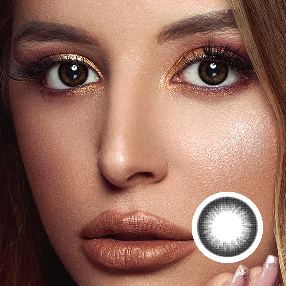 Super Large Plain Black | Moxielens Midnight Edge Colored Contacts