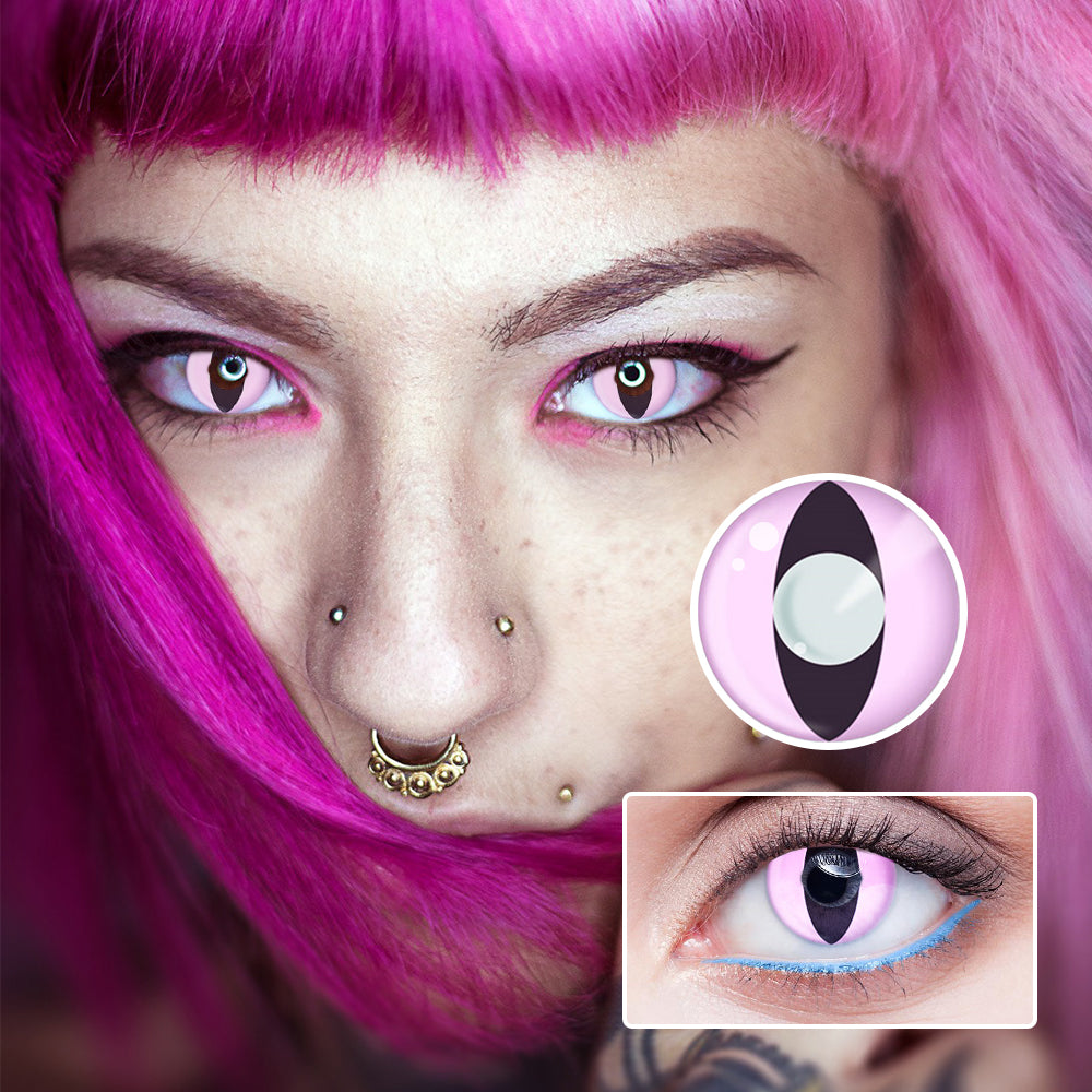 Pink Cat's Eye | Moxielens Fantasy FX Colored Contacts