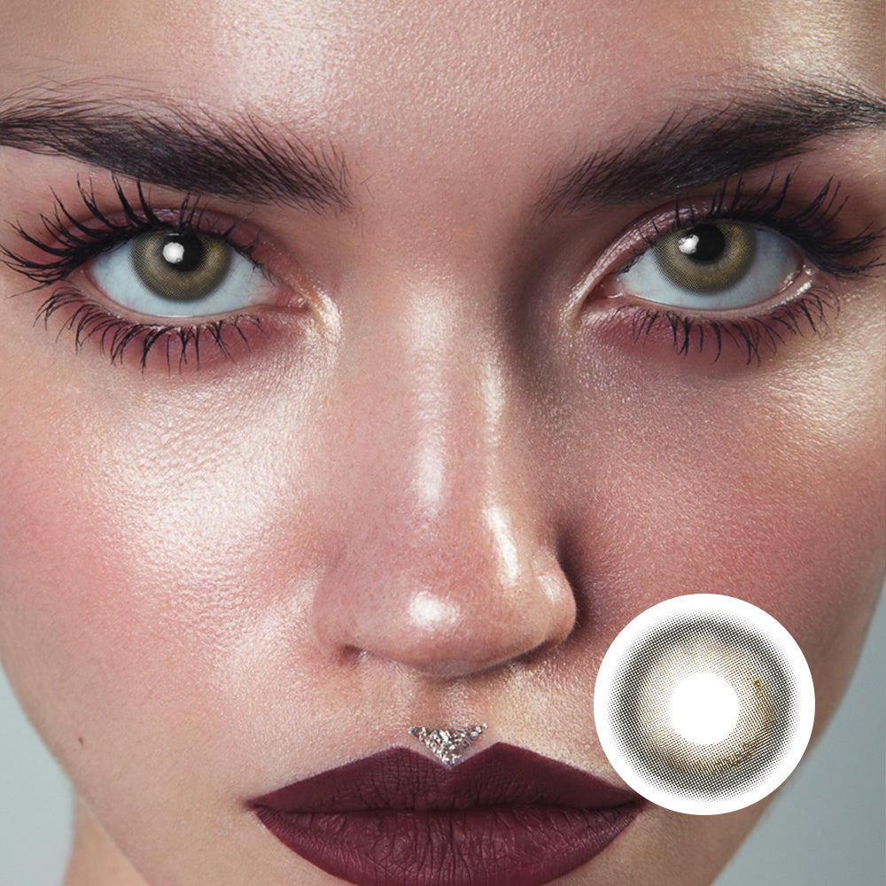 Misty Grey Curry | Moxielens Moonlight Colored Contacts