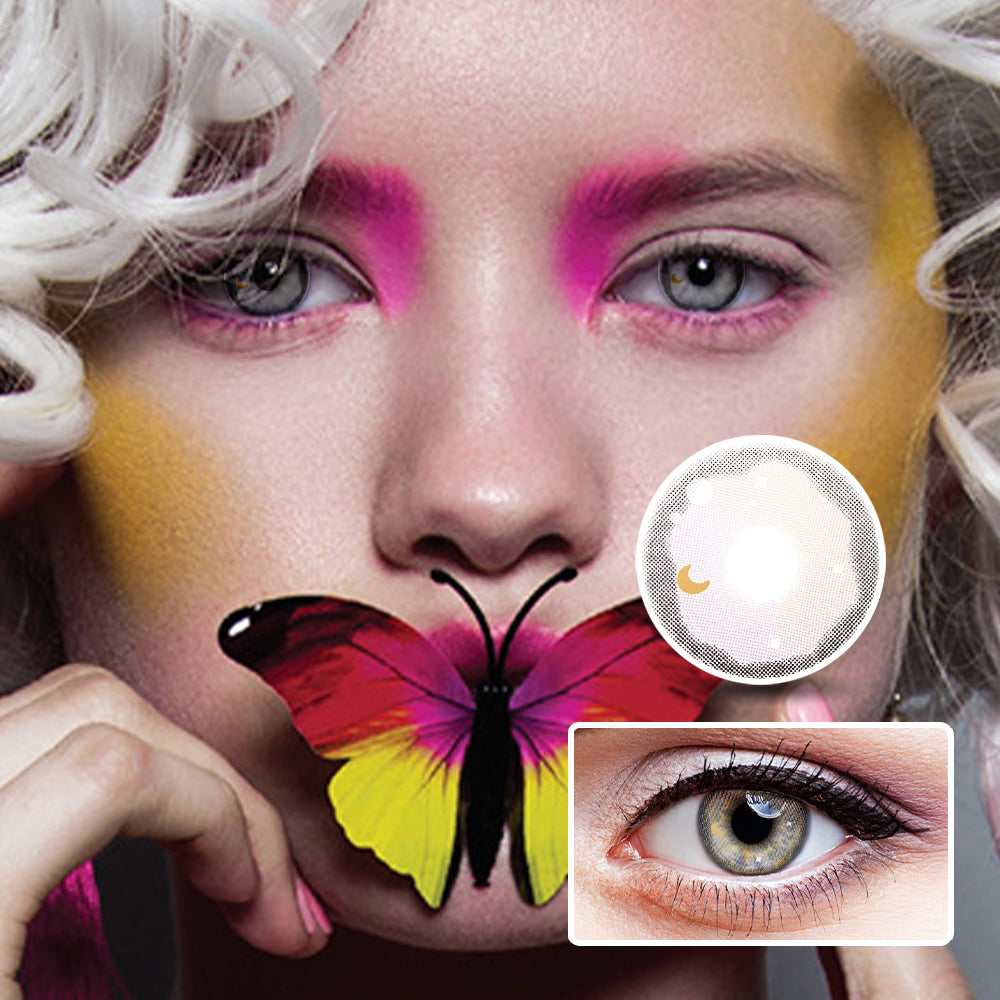 Starry Sky Pink Haze | Moxielens Rosy Bloom Colored Contacts