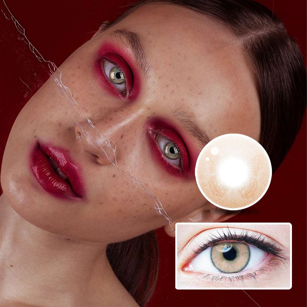 Hidden Butterfly Brown | Moxielens Earth Glow Colored Contacts