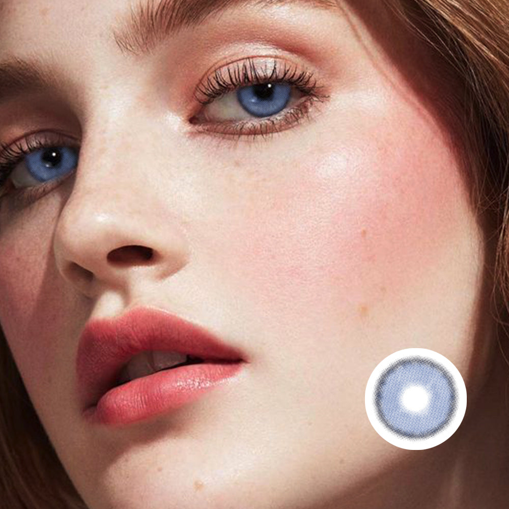 Empty Mountain Base Blue | Moxielens Ocean Mist Colored Contacts
