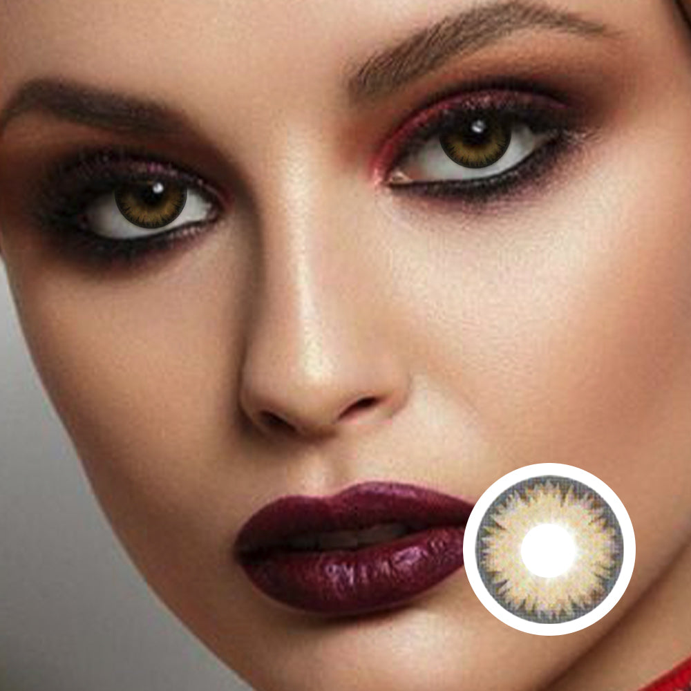 Iced Tea Brown | Moxielens Earth Glow Colored Contacts