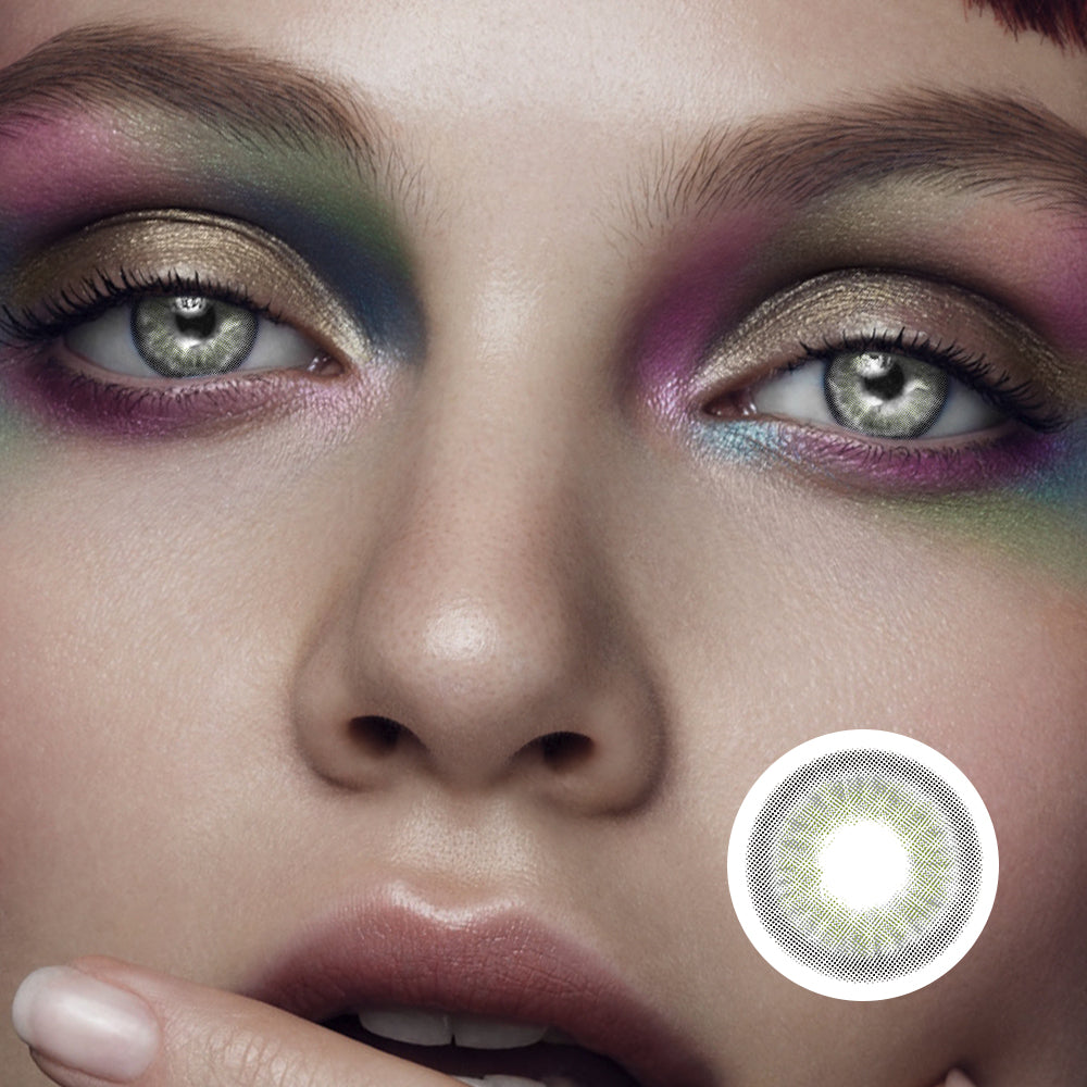 Green Peach Grey | Moxielens Moonlight Colored Contacts